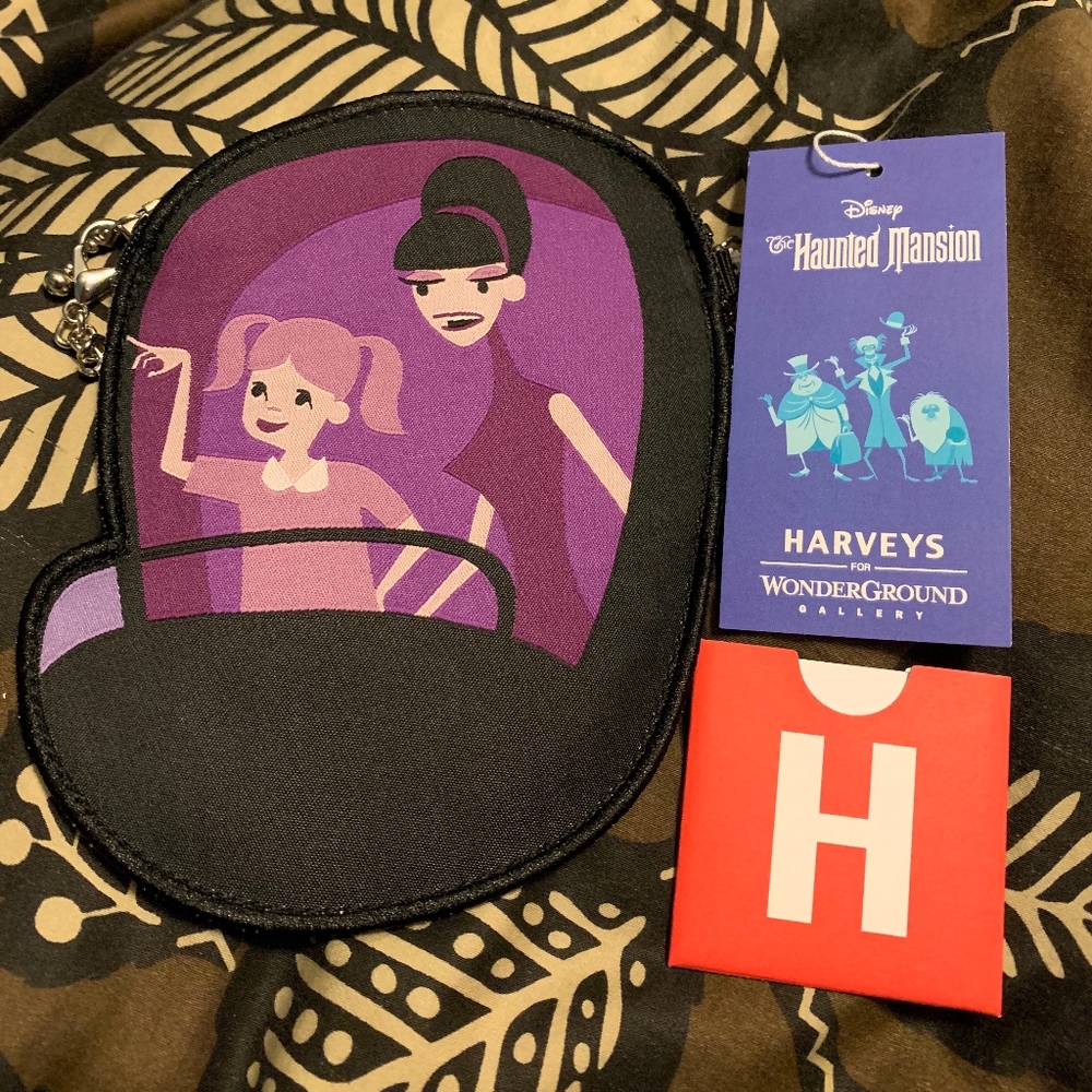 New Disney Harveys Shag Haunted Mansion Coin Purse